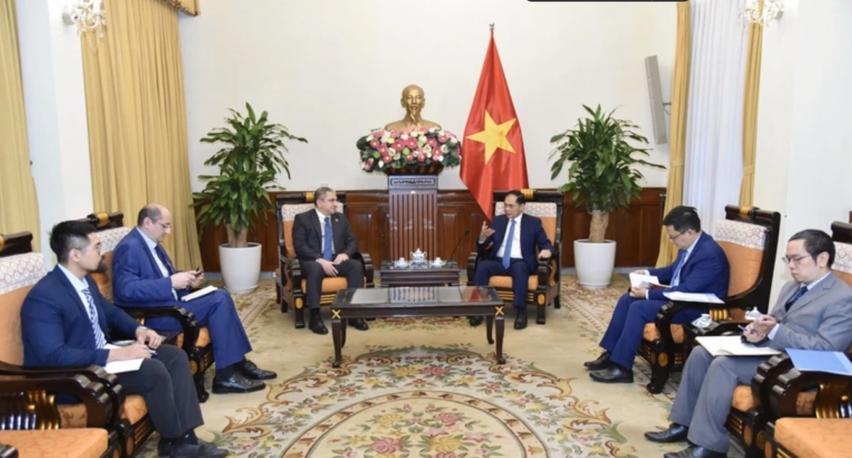 Deputy PM, FM Bui Thanh Son receives Azerbaijani Ambassador